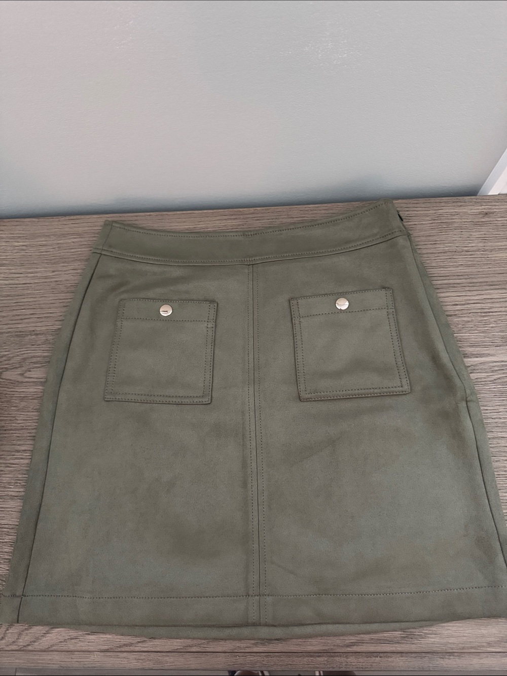 NWT LOFT Suede-Look Mini Skirt